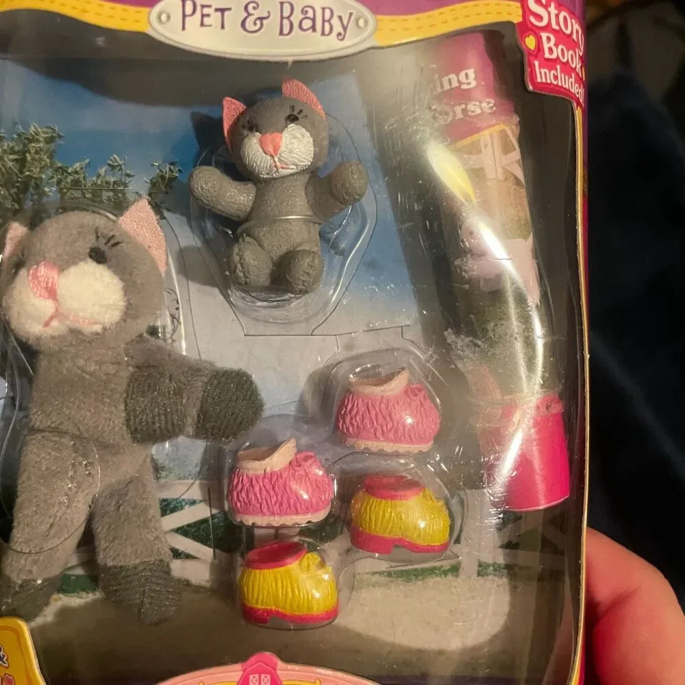 Only Hearts Club So Small Pets Pet & Baby Kitten Plush Figure Set New Sealed Y2K